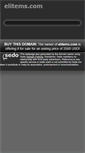 Mobile Screenshot of elitems.com