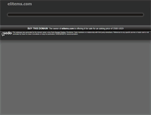 Tablet Screenshot of elitems.com